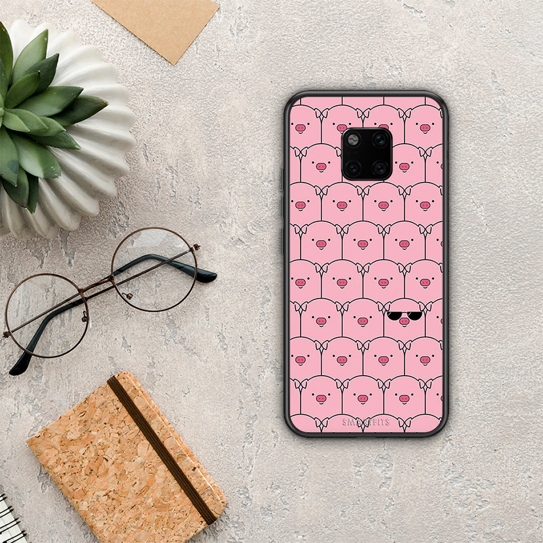 Pig Glasses - Huawei Mate 20 Pro case