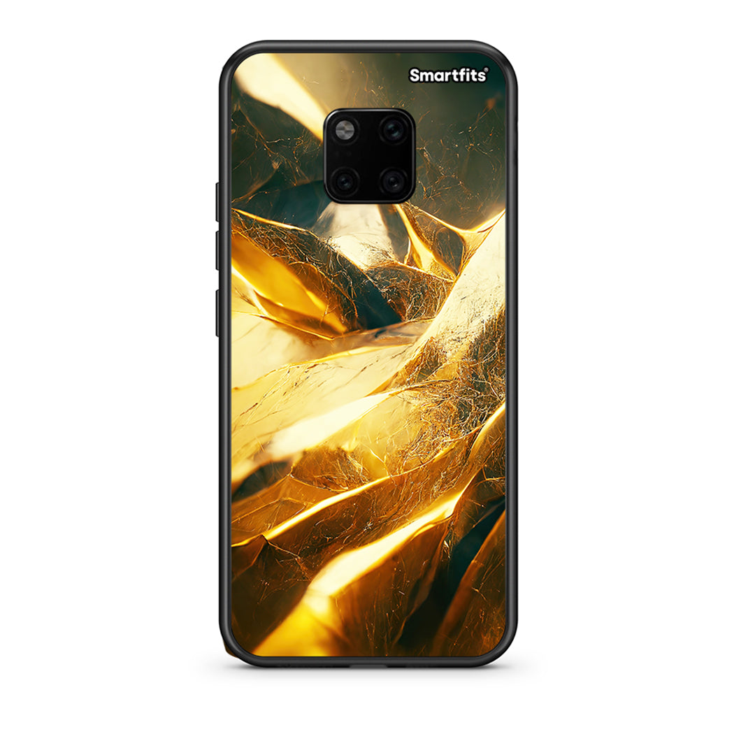Huawei Mate 20 Pro Real Gold θήκη από τη Smartfits με σχέδιο στο πίσω μέρος και μαύρο περίβλημα | Smartphone case with colorful back and black bezels by Smartfits