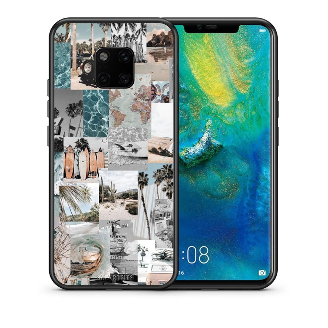 Θήκη Huawei Mate 20 Pro Retro Beach Life από τη Smartfits με σχέδιο στο πίσω μέρος και μαύρο περίβλημα | Huawei Mate 20 Pro Retro Beach Life case with colorful back and black bezels