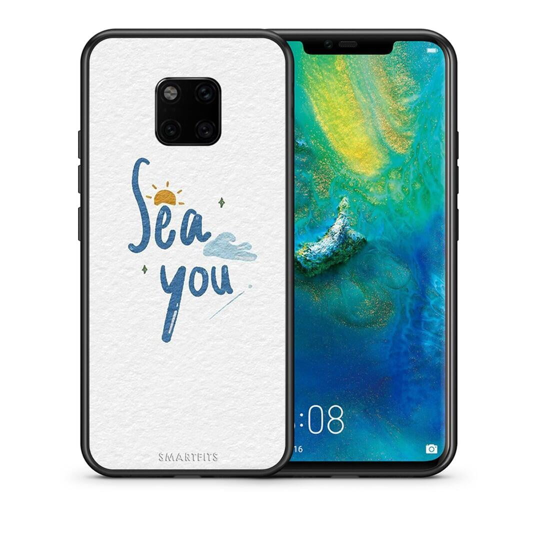 Θήκη Huawei Mate 20 Pro Sea You από τη Smartfits με σχέδιο στο πίσω μέρος και μαύρο περίβλημα | Huawei Mate 20 Pro Sea You case with colorful back and black bezels