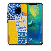 Thumbnail for Θήκη Huawei Mate 20 Pro Sunset Memories από τη Smartfits με σχέδιο στο πίσω μέρος και μαύρο περίβλημα | Huawei Mate 20 Pro Sunset Memories case with colorful back and black bezels