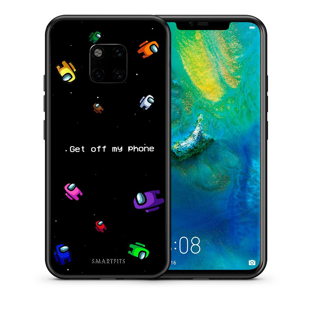 Θήκη Huawei Mate 20 Pro AFK Text από τη Smartfits με σχέδιο στο πίσω μέρος και μαύρο περίβλημα | Huawei Mate 20 Pro AFK Text case with colorful back and black bezels