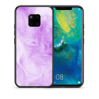 Thumbnail for Θήκη Huawei Mate 20 Pro Lavender Watercolor από τη Smartfits με σχέδιο στο πίσω μέρος και μαύρο περίβλημα | Huawei Mate 20 Pro Lavender Watercolor case with colorful back and black bezels