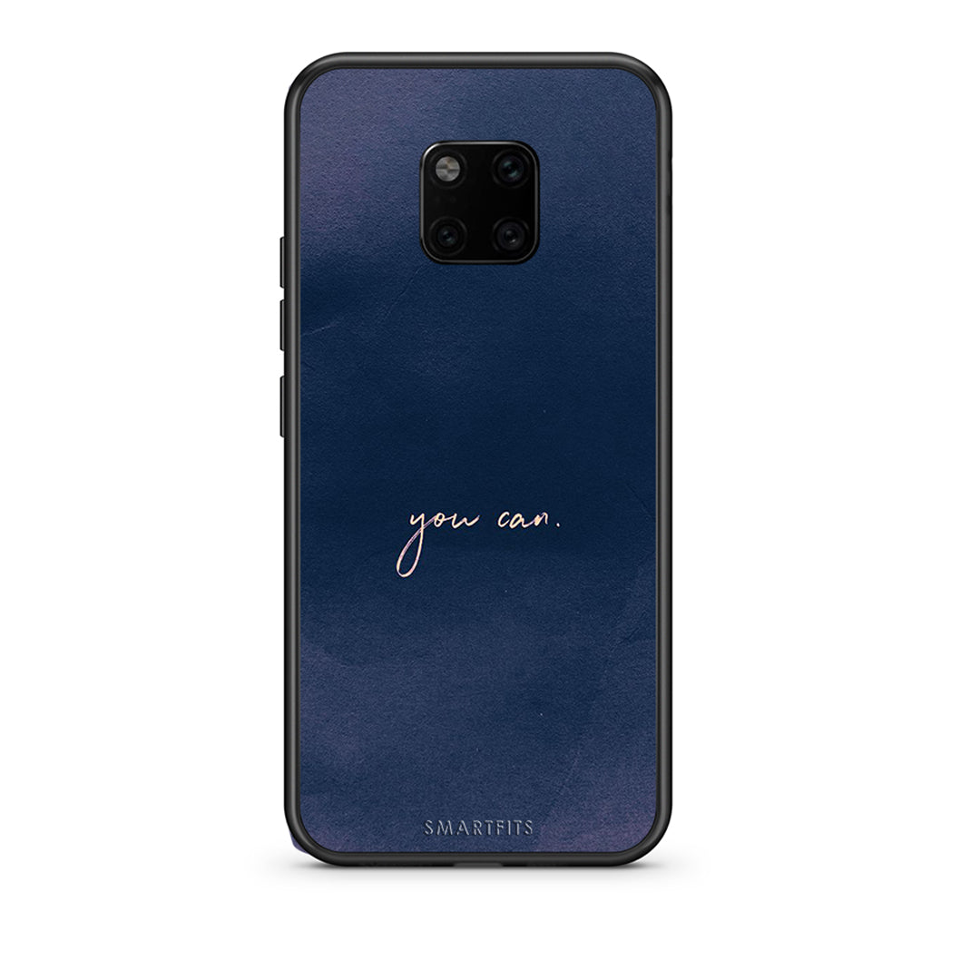 Huawei Mate 20 Pro You Can θήκη από τη Smartfits με σχέδιο στο πίσω μέρος και μαύρο περίβλημα | Smartphone case with colorful back and black bezels by Smartfits