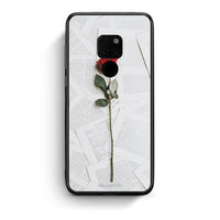 Thumbnail for Huawei Mate 20 Red Rose θήκη από τη Smartfits με σχέδιο στο πίσω μέρος και μαύρο περίβλημα | Smartphone case with colorful back and black bezels by Smartfits