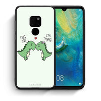 Thumbnail for Θήκη Huawei Mate 20 Rex Valentine από τη Smartfits με σχέδιο στο πίσω μέρος και μαύρο περίβλημα | Huawei Mate 20 Rex Valentine case with colorful back and black bezels