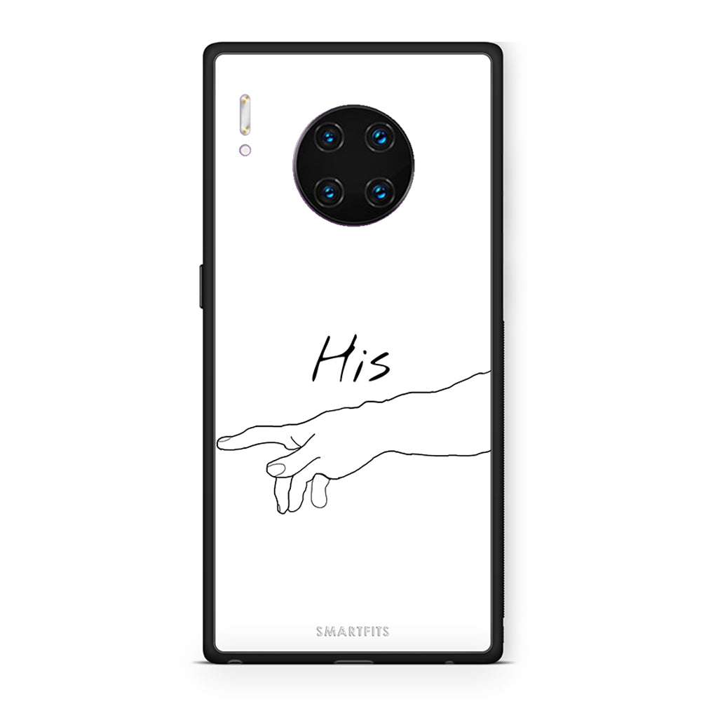 Huawei Mate 30 Pro Aeshetic Love 2 Θήκη Αγίου Βαλεντίνου από τη Smartfits με σχέδιο στο πίσω μέρος και μαύρο περίβλημα | Smartphone case with colorful back and black bezels by Smartfits