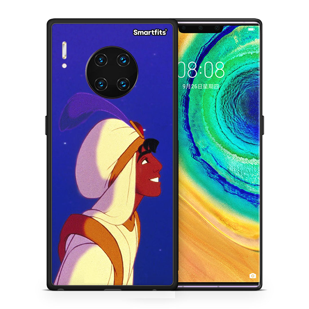 Θήκη Huawei Mate 30 Pro Alladin And Jasmine Love 1 από τη Smartfits με σχέδιο στο πίσω μέρος και μαύρο περίβλημα | Huawei Mate 30 Pro Alladin And Jasmine Love 1 case with colorful back and black bezels