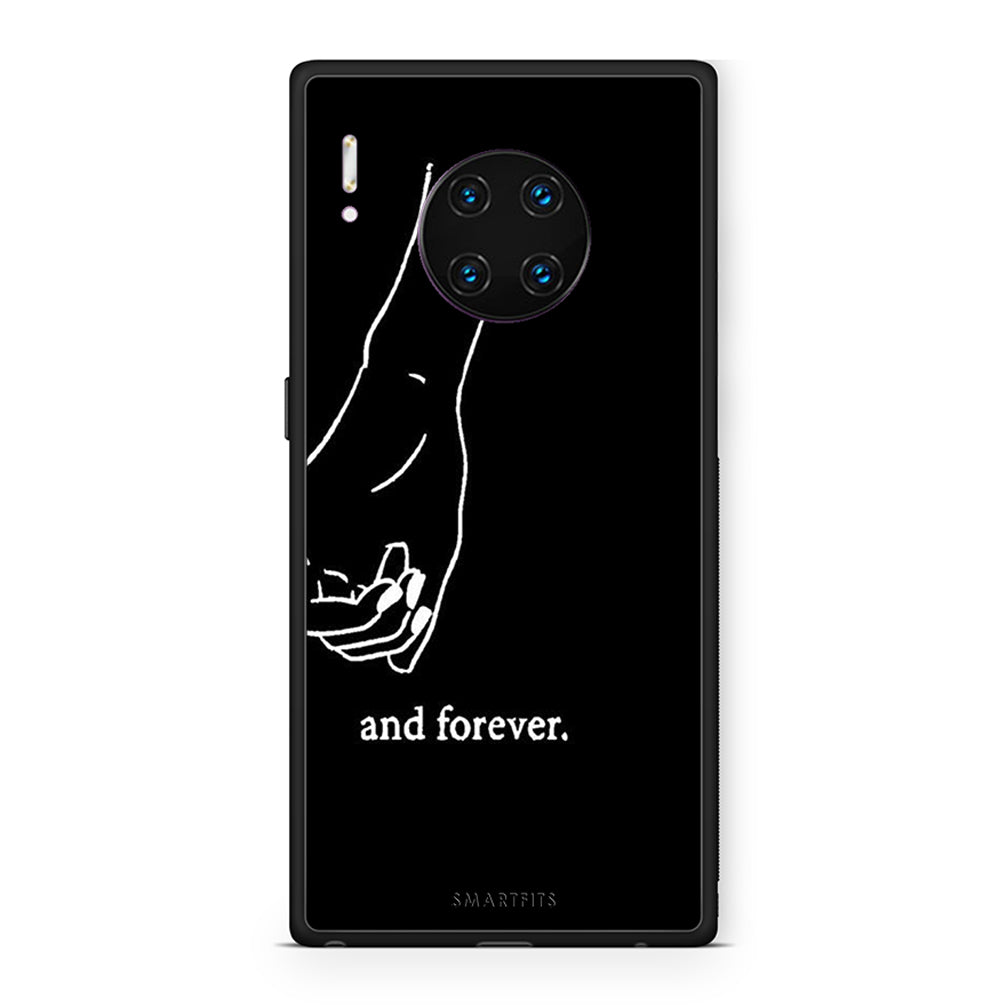 Huawei Mate 30 Pro Always & Forever 2 Θήκη Αγίου Βαλεντίνου από τη Smartfits με σχέδιο στο πίσω μέρος και μαύρο περίβλημα | Smartphone case with colorful back and black bezels by Smartfits
