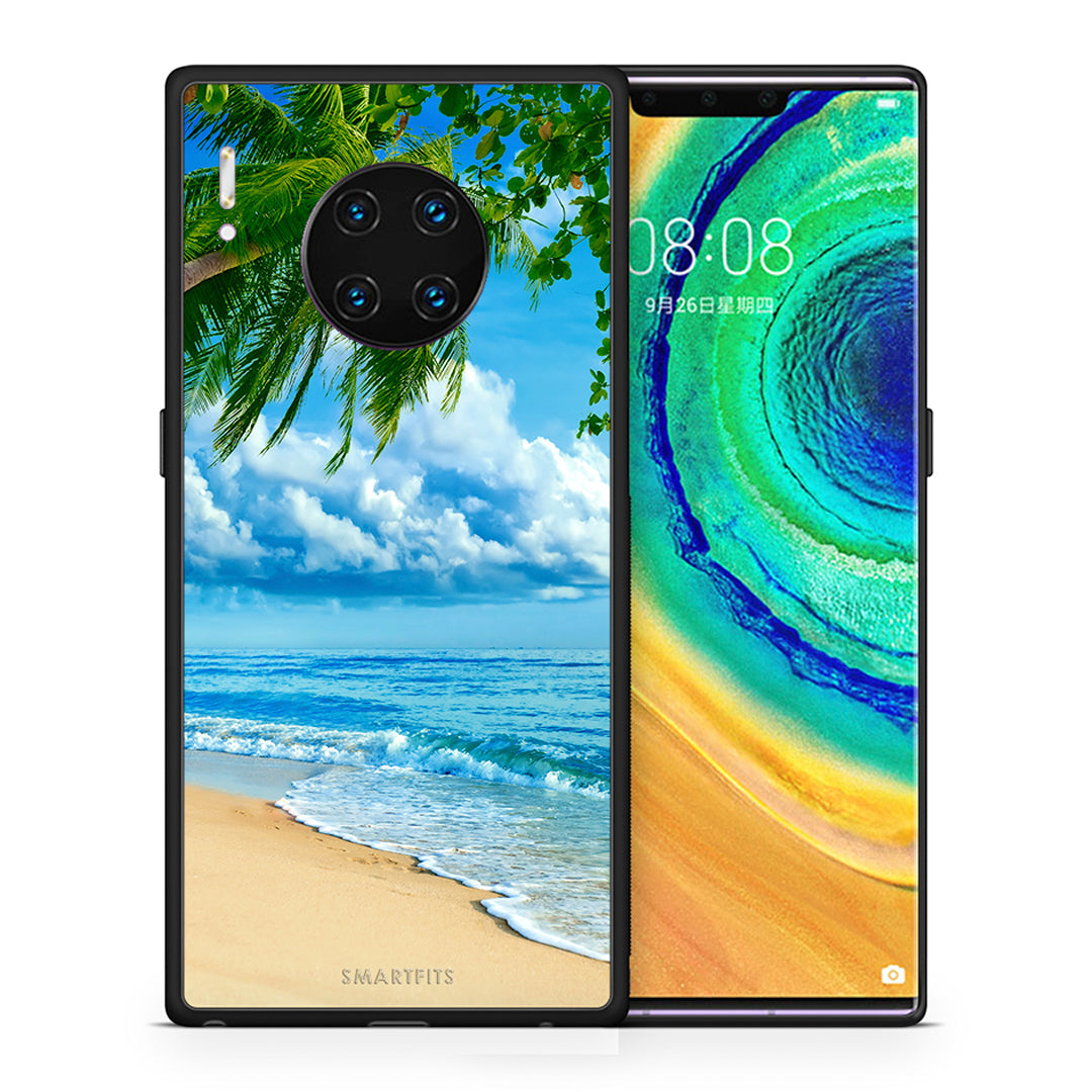 Θήκη Huawei Mate 30 Pro Beautiful Beach από τη Smartfits με σχέδιο στο πίσω μέρος και μαύρο περίβλημα | Huawei Mate 30 Pro Beautiful Beach case with colorful back and black bezels