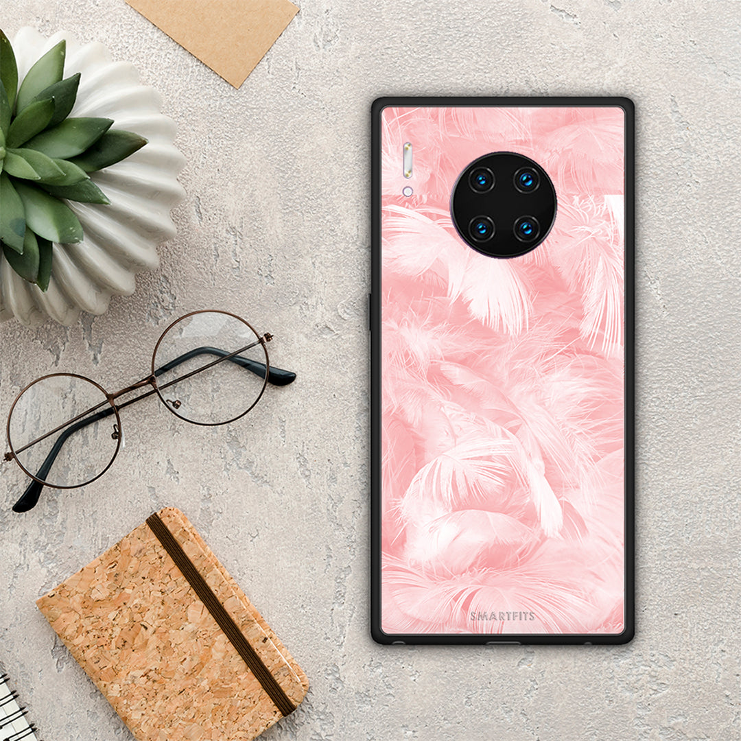 Boho Pink Feather - Huawei Mate 30 Pro case