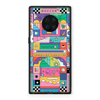Thumbnail for Huawei Mate 30 Pro Bubbles Soap θήκη από τη Smartfits με σχέδιο στο πίσω μέρος και μαύρο περίβλημα | Smartphone case with colorful back and black bezels by Smartfits