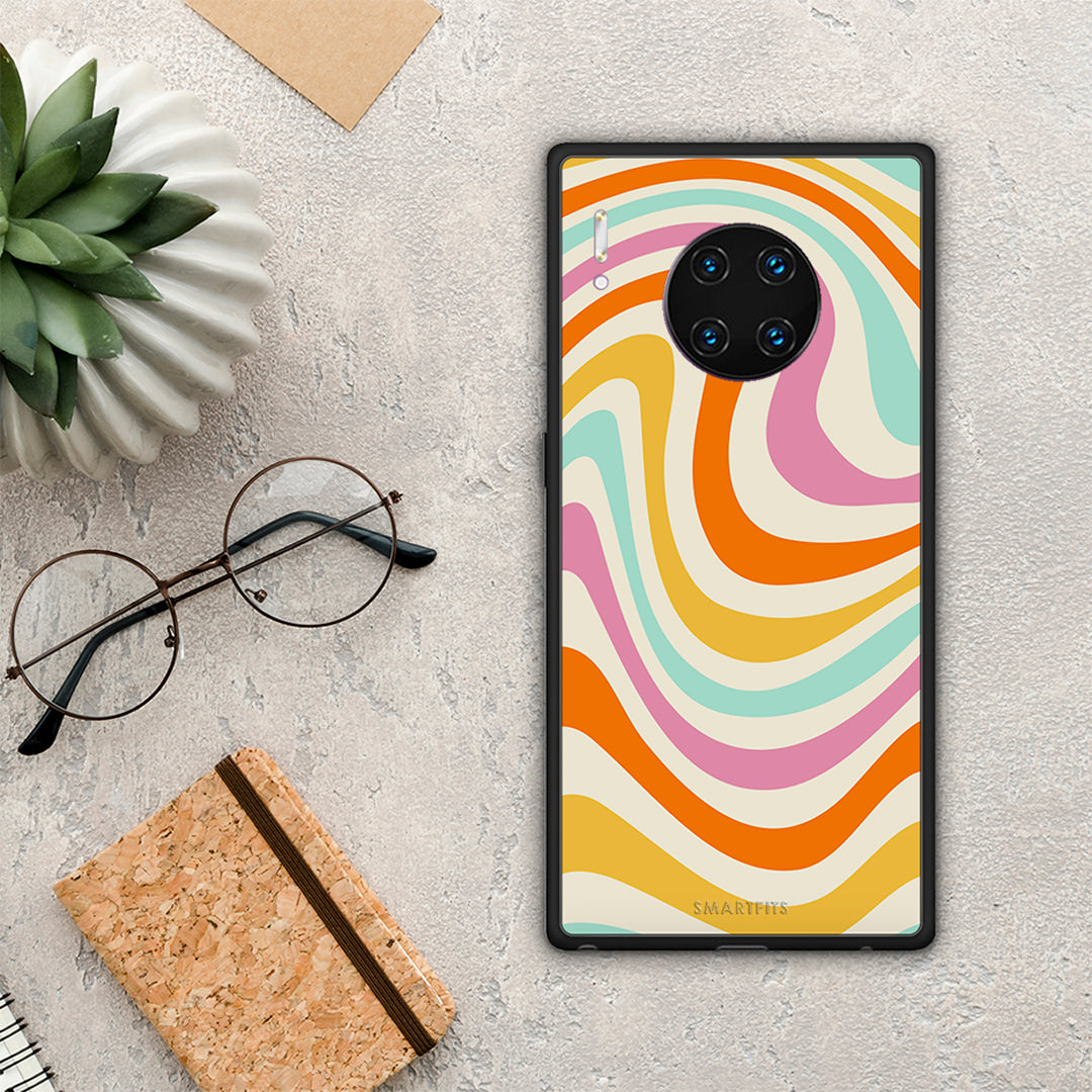 Colorful Waves - Huawei Mate 30 Pro case