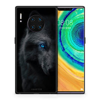 Thumbnail for Θήκη Huawei Mate 30 Pro Dark Wolf από τη Smartfits με σχέδιο στο πίσω μέρος και μαύρο περίβλημα | Huawei Mate 30 Pro Dark Wolf case with colorful back and black bezels