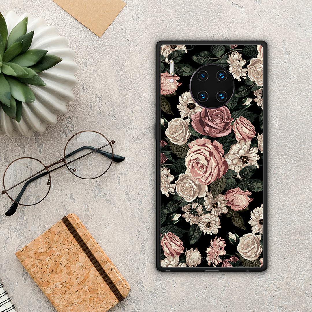 Flower Wild Roses - Huawei Mate 30 Pro case