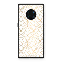 Thumbnail for 111 - Huawei Mate 30 Pro Luxury White Geometric case, cover, bumper