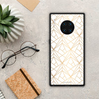 Thumbnail for Geometric Luxury White - Huawei Mate 30 Pro case
