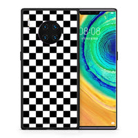 Thumbnail for Θήκη Huawei Mate 30 Pro Squares Geometric από τη Smartfits με σχέδιο στο πίσω μέρος και μαύρο περίβλημα | Huawei Mate 30 Pro Squares Geometric case with colorful back and black bezels