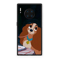 Thumbnail for Huawei Mate 30 Pro Lady And Tramp 2 Θήκη Αγίου Βαλεντίνου από τη Smartfits με σχέδιο στο πίσω μέρος και μαύρο περίβλημα | Smartphone case with colorful back and black bezels by Smartfits