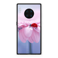 Thumbnail for Huawei Mate 30 Pro Ladybug Flower θήκη από τη Smartfits με σχέδιο στο πίσω μέρος και μαύρο περίβλημα | Smartphone case with colorful back and black bezels by Smartfits