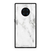 Thumbnail for 2 - Huawei Mate 30 Pro White marble case, cover, bumper