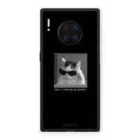 Thumbnail for Huawei Mate 30 Pro Meme Cat θήκη από τη Smartfits με σχέδιο στο πίσω μέρος και μαύρο περίβλημα | Smartphone case with colorful back and black bezels by Smartfits