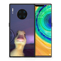 Thumbnail for Θήκη Huawei Mate 30 Pro Meme Duck από τη Smartfits με σχέδιο στο πίσω μέρος και μαύρο περίβλημα | Huawei Mate 30 Pro Meme Duck case with colorful back and black bezels
