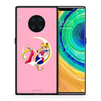 Thumbnail for Θήκη Huawei Mate 30 Pro Moon Girl από τη Smartfits με σχέδιο στο πίσω μέρος και μαύρο περίβλημα | Huawei Mate 30 Pro Moon Girl case with colorful back and black bezels