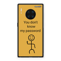 Thumbnail for Huawei Mate 30 Pro My Password θήκη από τη Smartfits με σχέδιο στο πίσω μέρος και μαύρο περίβλημα | Smartphone case with colorful back and black bezels by Smartfits
