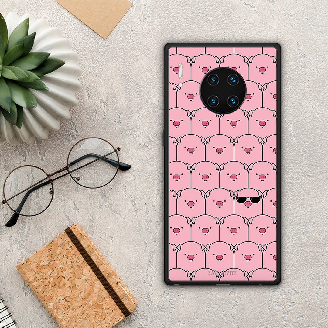 Pig Glasses - Huawei Mate 30 Pro case