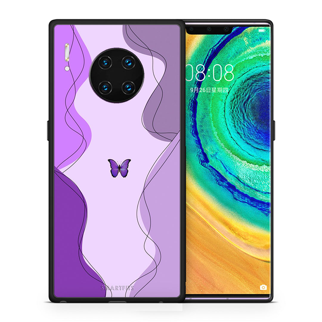 Purple Mariposa - Huawei Mate 30 Pro case
