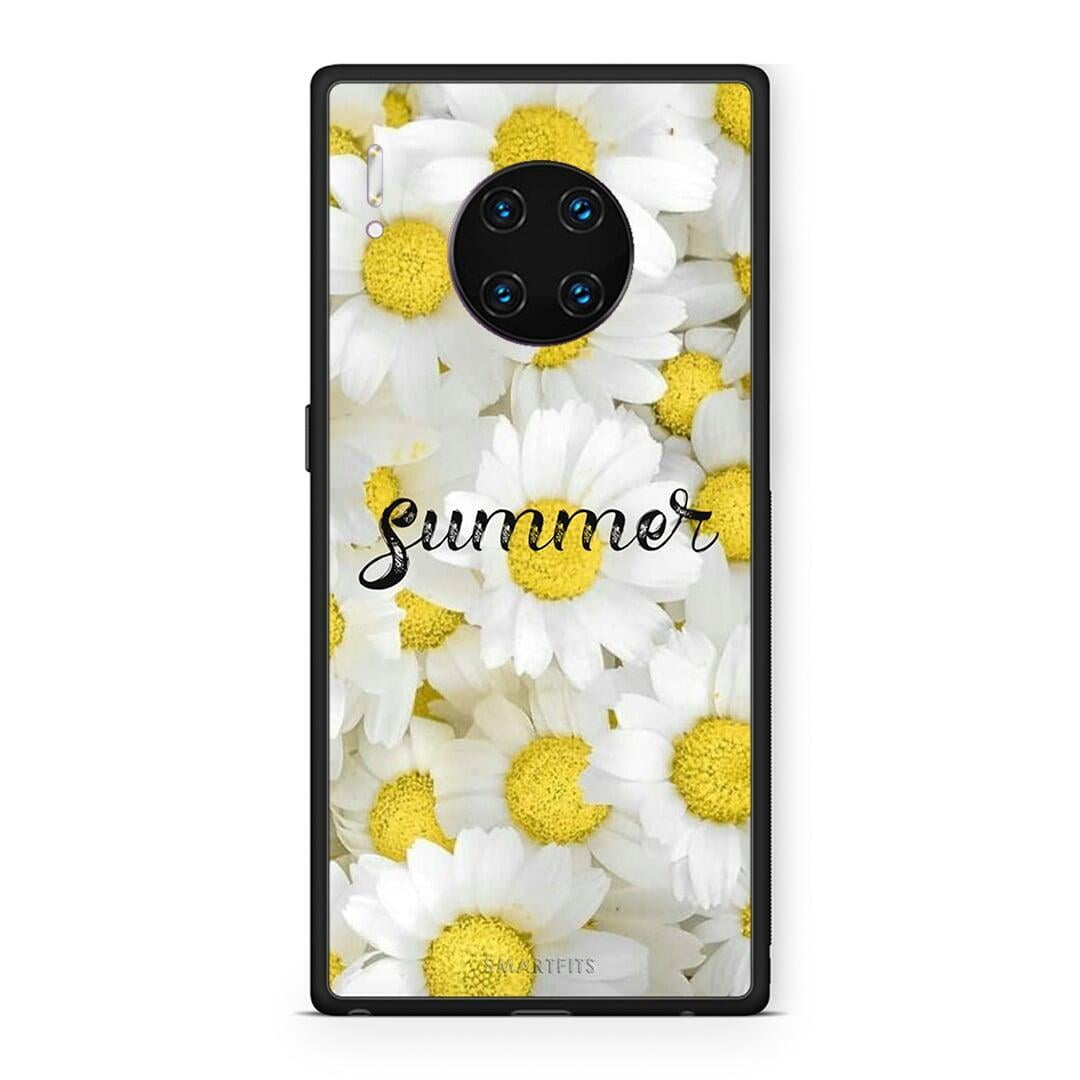 Huawei Mate 30 Pro Summer Daisies Θήκη από τη Smartfits με σχέδιο στο πίσω μέρος και μαύρο περίβλημα | Smartphone case with colorful back and black bezels by Smartfits