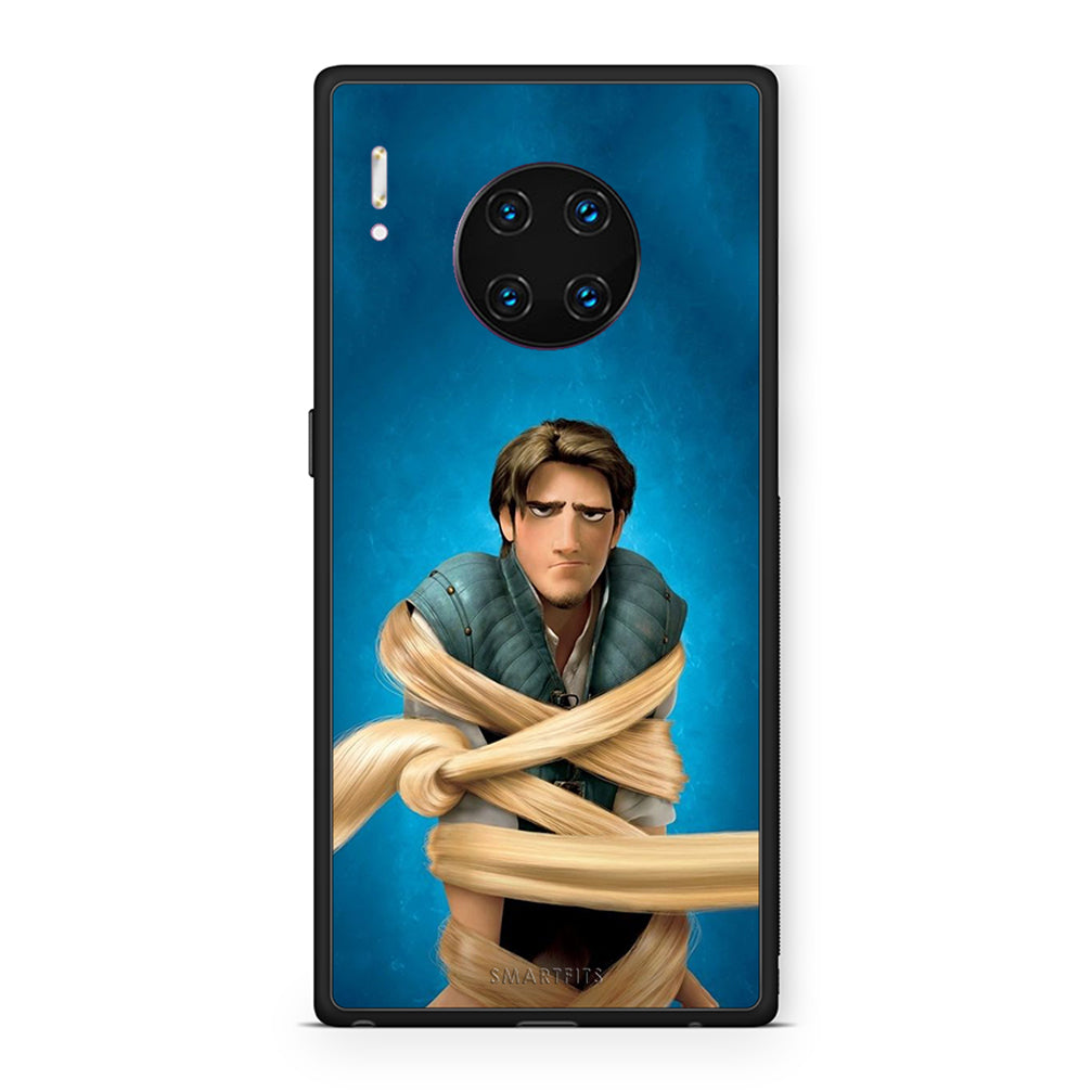 Huawei Mate 30 Pro Tangled 1 Θήκη Αγίου Βαλεντίνου από τη Smartfits με σχέδιο στο πίσω μέρος και μαύρο περίβλημα | Smartphone case with colorful back and black bezels by Smartfits