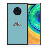 Thumbnail for Θήκη Huawei Mate 30 Pro Positive Text από τη Smartfits με σχέδιο στο πίσω μέρος και μαύρο περίβλημα | Huawei Mate 30 Pro Positive Text case with colorful back and black bezels