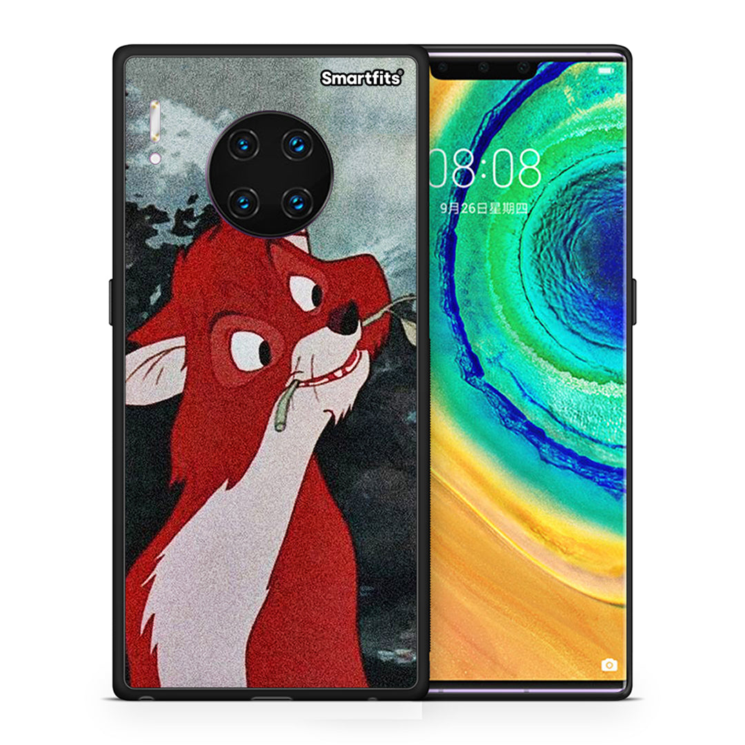 Θήκη Huawei Mate 30 Pro Tod And Vixey Love 1 από τη Smartfits με σχέδιο στο πίσω μέρος και μαύρο περίβλημα | Huawei Mate 30 Pro Tod And Vixey Love 1 case with colorful back and black bezels