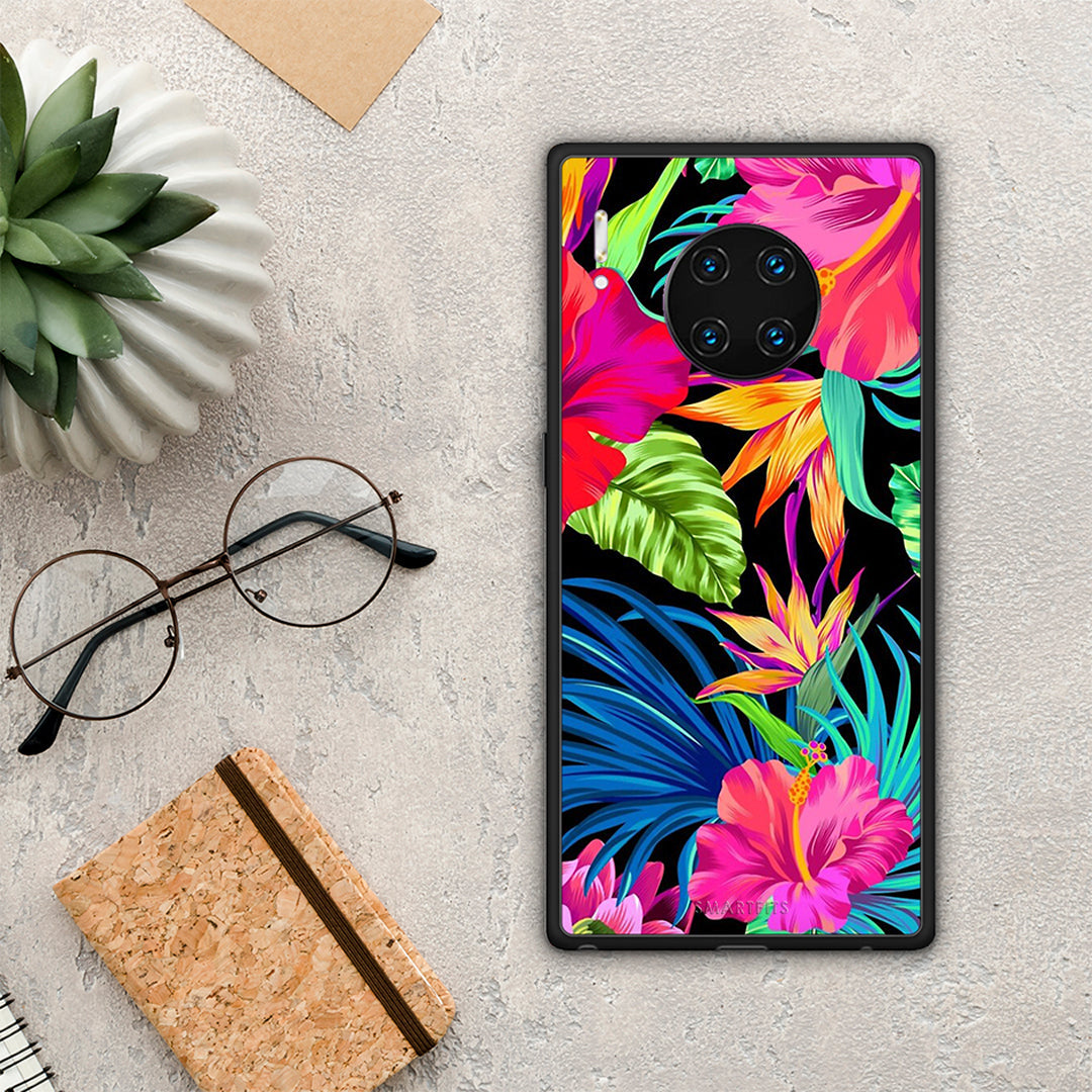 Tropical Flowers - Huawei Mate 30 Pro case