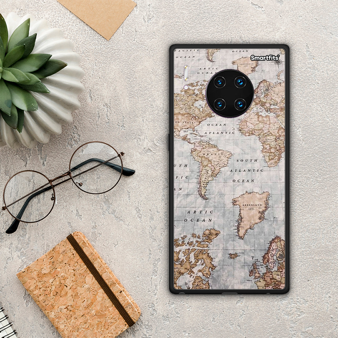 World Map - Huawei Mate 30 Pro case