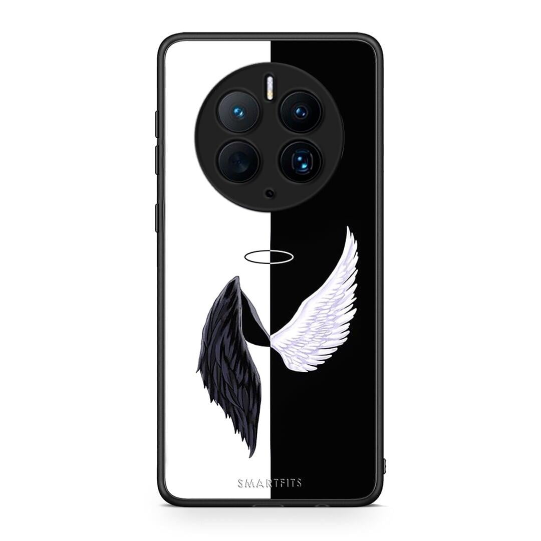 Θήκη Huawei Mate 50 Pro Angels Demons από τη Smartfits με σχέδιο στο πίσω μέρος και μαύρο περίβλημα | Huawei Mate 50 Pro Angels Demons Case with Colorful Back and Black Bezels