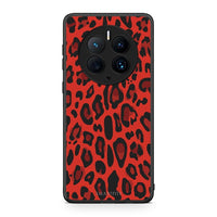Thumbnail for Θήκη Huawei Mate 50 Pro Animal Red Leopard από τη Smartfits με σχέδιο στο πίσω μέρος και μαύρο περίβλημα | Huawei Mate 50 Pro Animal Red Leopard Case with Colorful Back and Black Bezels