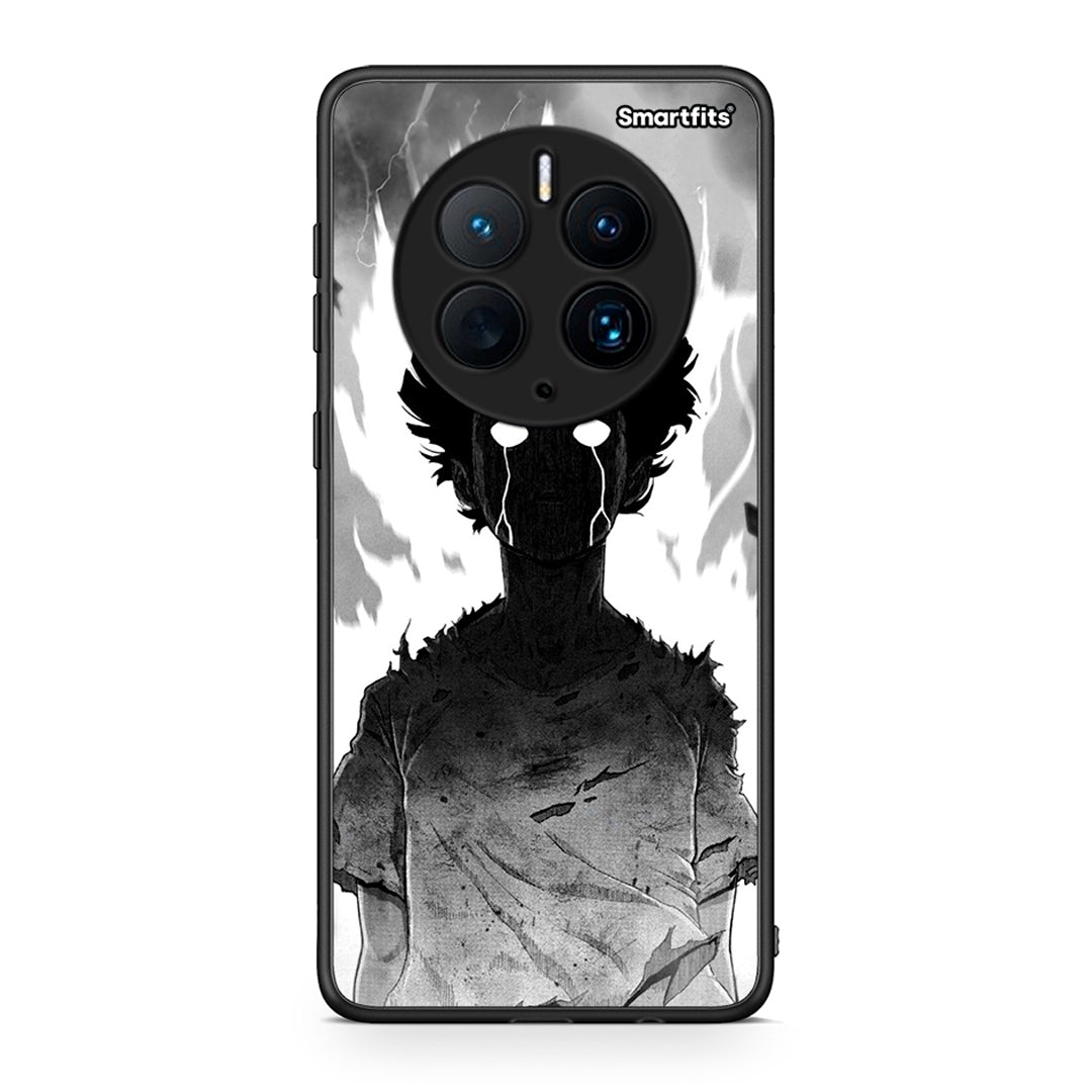 Θήκη Huawei Mate 50 Pro Anime Boy από τη Smartfits με σχέδιο στο πίσω μέρος και μαύρο περίβλημα | Huawei Mate 50 Pro Anime Boy Case with Colorful Back and Black Bezels