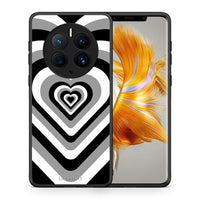 Thumbnail for Θήκη Huawei Mate 50 Pro Black Hearts από τη Smartfits με σχέδιο στο πίσω μέρος και μαύρο περίβλημα | Huawei Mate 50 Pro Black Hearts Case with Colorful Back and Black Bezels