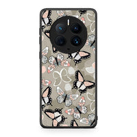 Thumbnail for Θήκη Huawei Mate 50 Pro Boho Butterflies από τη Smartfits με σχέδιο στο πίσω μέρος και μαύρο περίβλημα | Huawei Mate 50 Pro Boho Butterflies Case with Colorful Back and Black Bezels