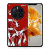 Thumbnail for Θήκη Huawei Mate 50 Pro Candy Cane από τη Smartfits με σχέδιο στο πίσω μέρος και μαύρο περίβλημα | Huawei Mate 50 Pro Candy Cane Case with Colorful Back and Black Bezels