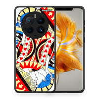 Thumbnail for Θήκη Huawei Mate 50 Pro Card Love από τη Smartfits με σχέδιο στο πίσω μέρος και μαύρο περίβλημα | Huawei Mate 50 Pro Card Love Case with Colorful Back and Black Bezels