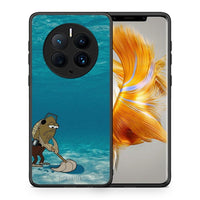 Thumbnail for Θήκη Huawei Mate 50 Pro Clean The Ocean από τη Smartfits με σχέδιο στο πίσω μέρος και μαύρο περίβλημα | Huawei Mate 50 Pro Clean The Ocean Case with Colorful Back and Black Bezels