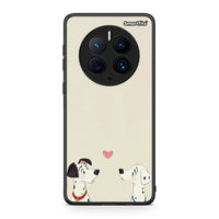 Thumbnail for Θήκη Huawei Mate 50 Pro Dalmatians Love από τη Smartfits με σχέδιο στο πίσω μέρος και μαύρο περίβλημα | Huawei Mate 50 Pro Dalmatians Love Case with Colorful Back and Black Bezels