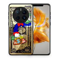 Thumbnail for Θήκη Huawei Mate 50 Pro Duck Money από τη Smartfits με σχέδιο στο πίσω μέρος και μαύρο περίβλημα | Huawei Mate 50 Pro Duck Money Case with Colorful Back and Black Bezels