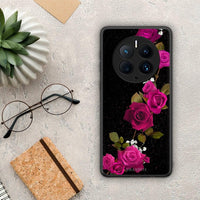 Thumbnail for Θήκη Huawei Mate 50 Pro Flower Red Roses από τη Smartfits με σχέδιο στο πίσω μέρος και μαύρο περίβλημα | Huawei Mate 50 Pro Flower Red Roses Case with Colorful Back and Black Bezels