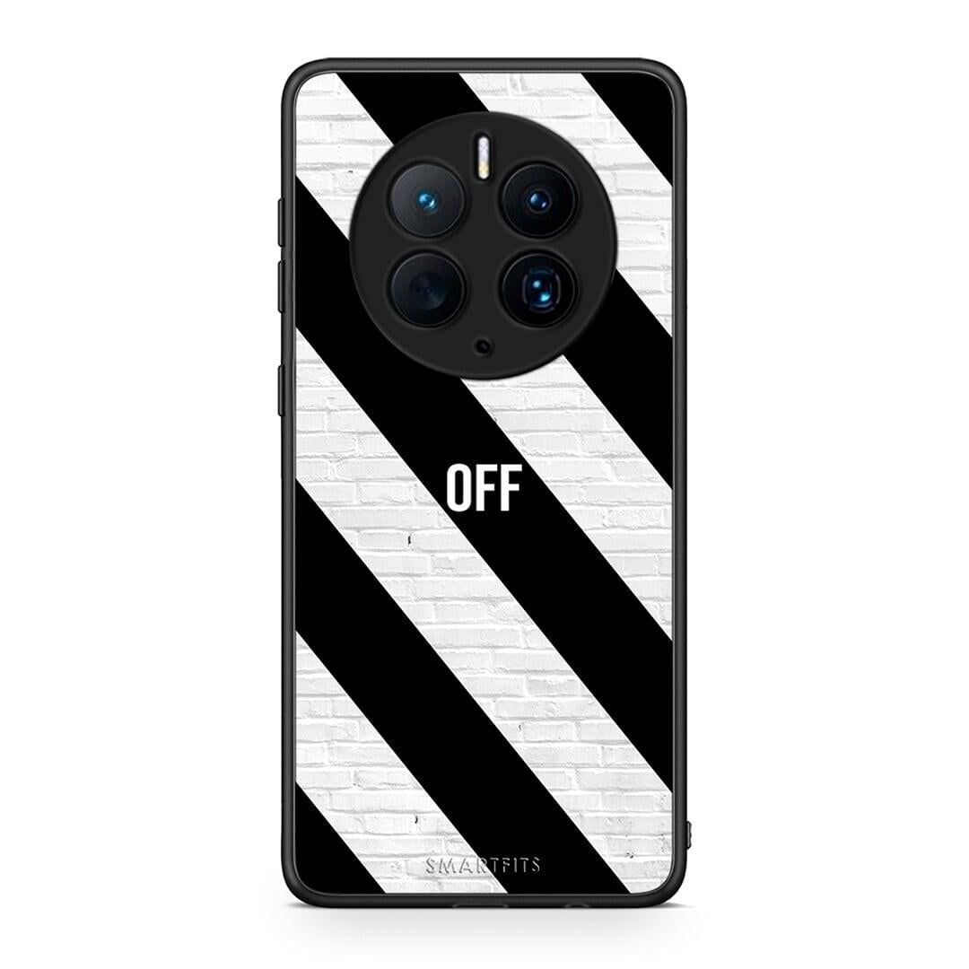 Θήκη Huawei Mate 50 Pro Get Off από τη Smartfits με σχέδιο στο πίσω μέρος και μαύρο περίβλημα | Huawei Mate 50 Pro Get Off Case with Colorful Back and Black Bezels