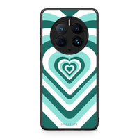 Thumbnail for Θήκη Huawei Mate 50 Pro Green Hearts από τη Smartfits με σχέδιο στο πίσω μέρος και μαύρο περίβλημα | Huawei Mate 50 Pro Green Hearts Case with Colorful Back and Black Bezels